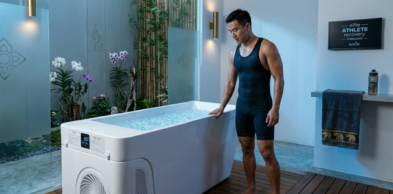 Ice Bath Cold Water Immersion Runner Athlete Recovery Coldtubb Thailand