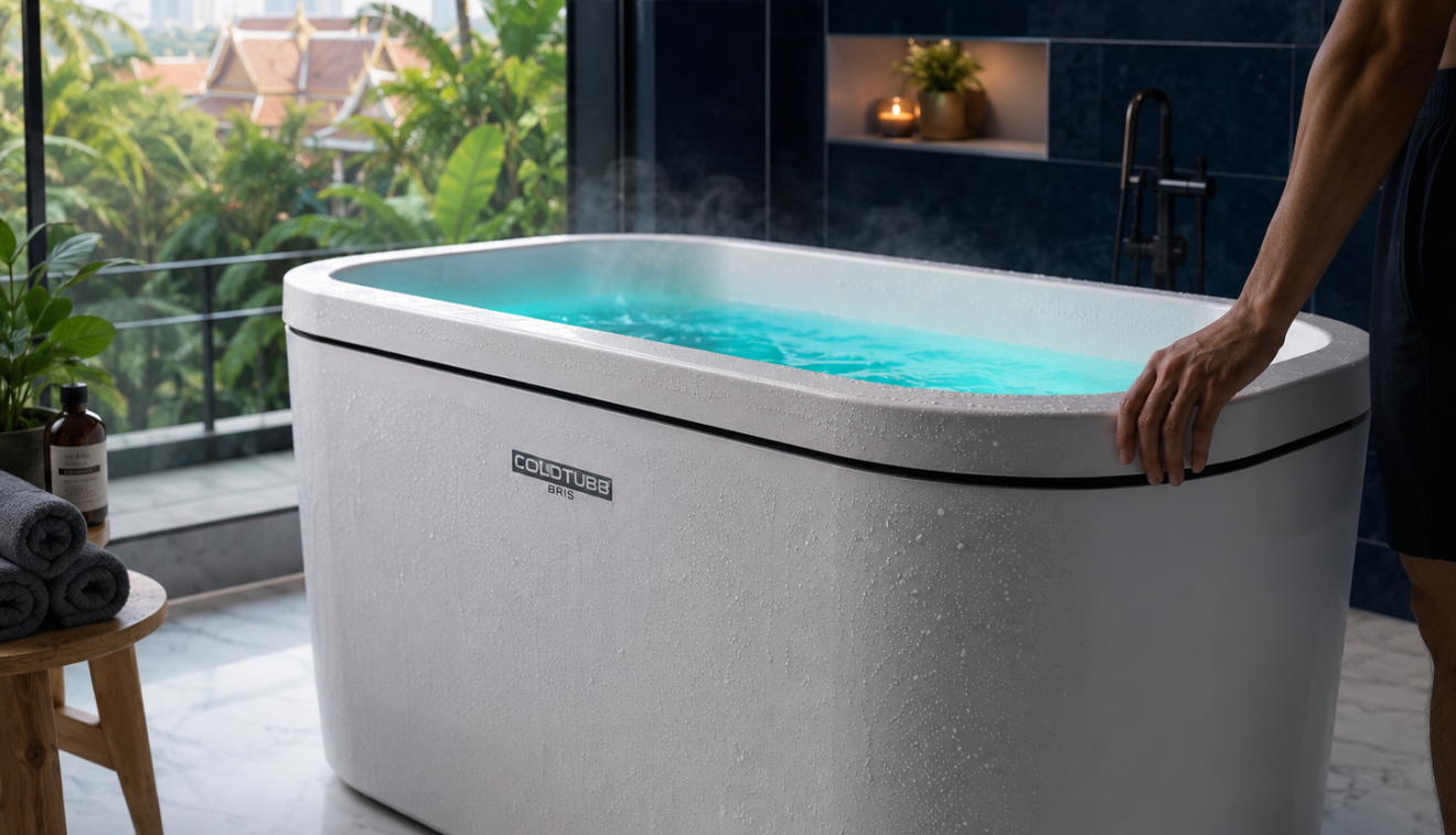ice bath tub home use Thailand Coldtubb cold plunge buying guide