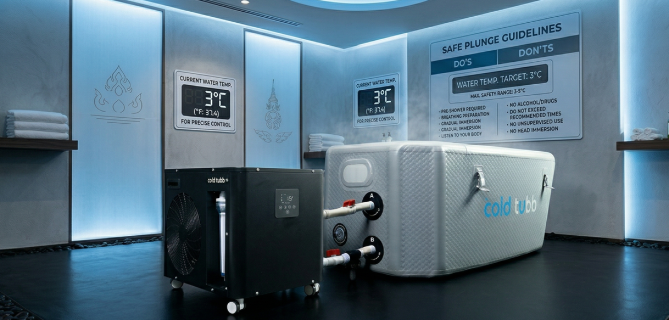 ข้อห้าม Ice Bath Cold Plunge Tub Coldtubb Thailand Safety